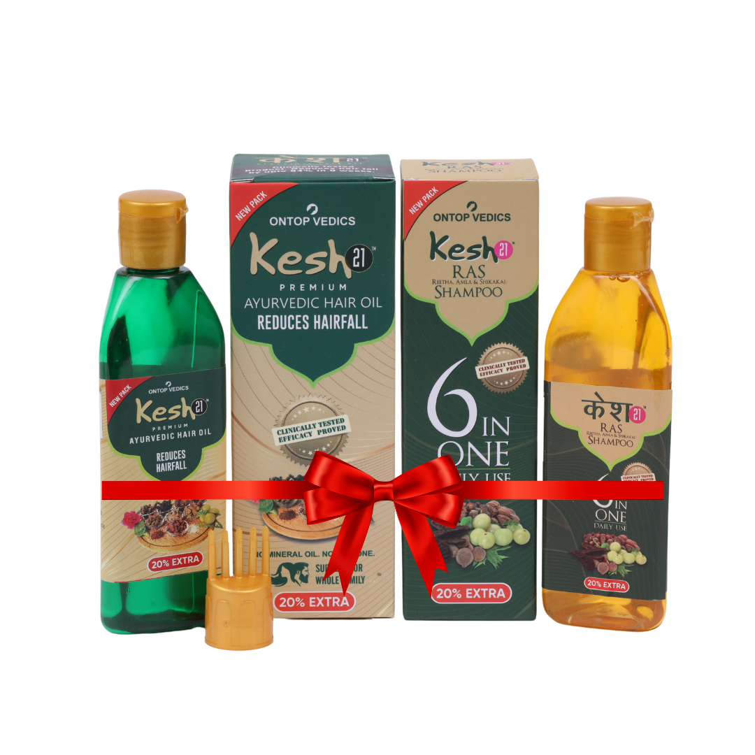 Kesh 21 Hair Oil & Shampoo Combo