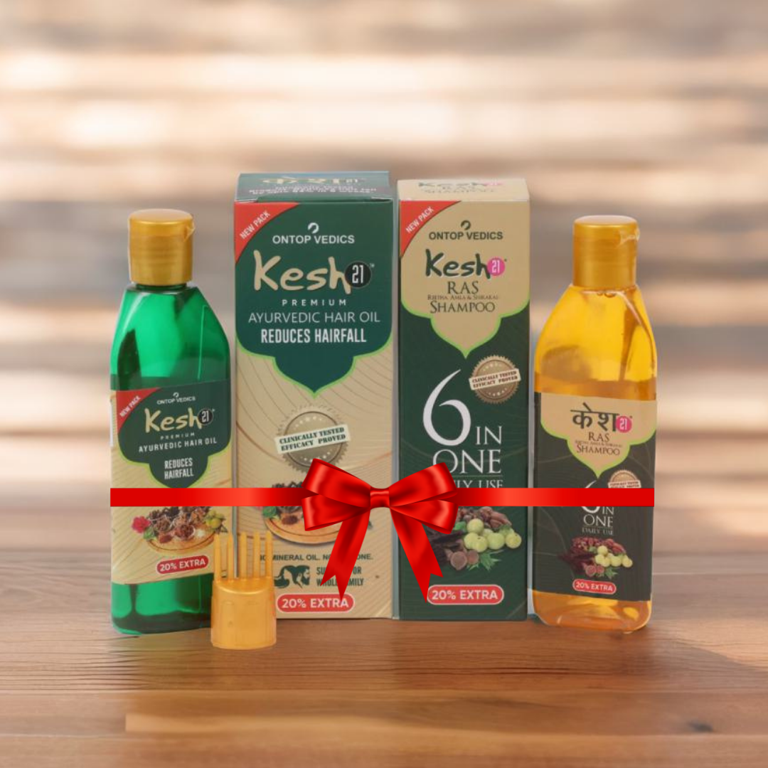Kesh 21 Hair Oil & Shampoo Combo