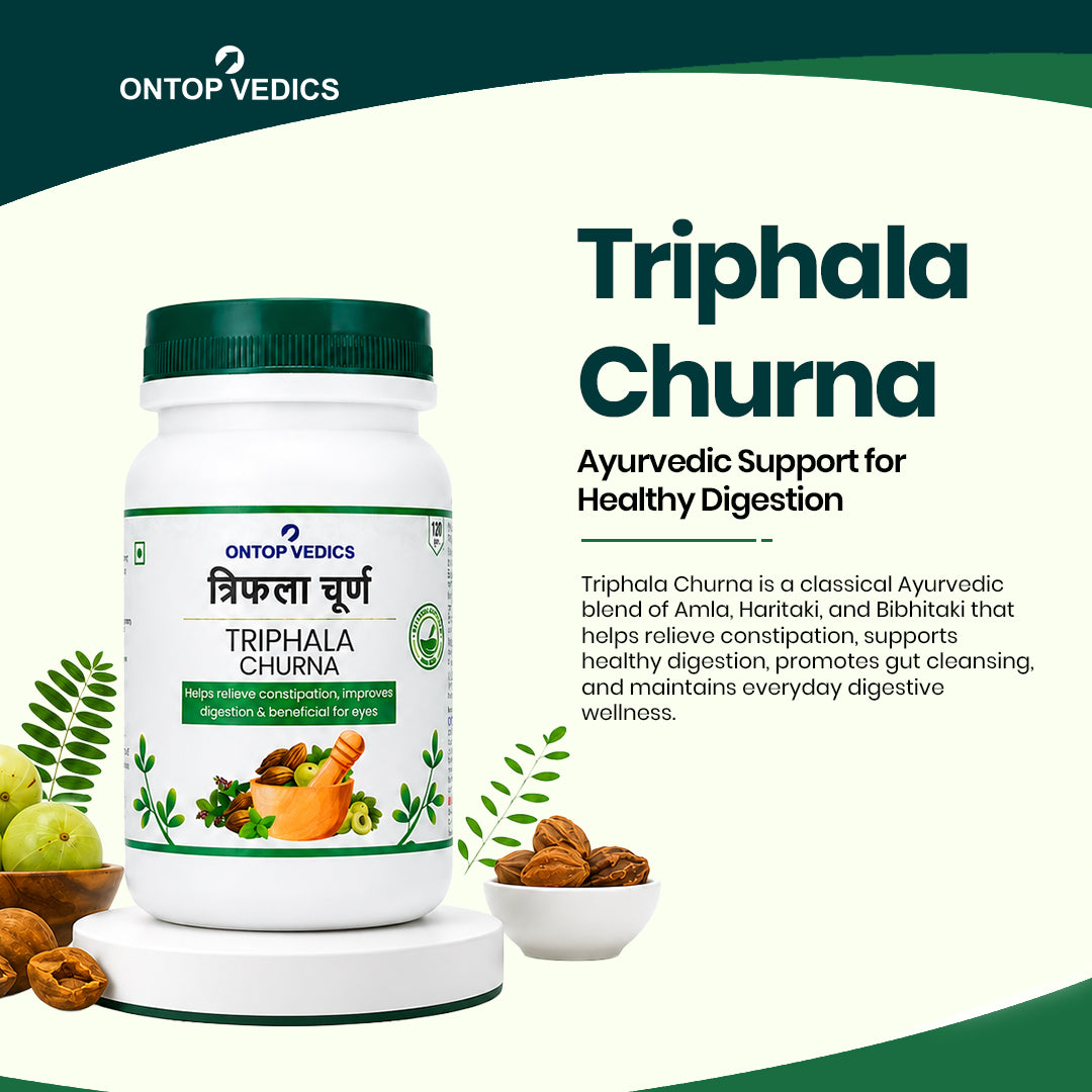 Triphala Churna | Ayurvedic Support for Healthy Digestion