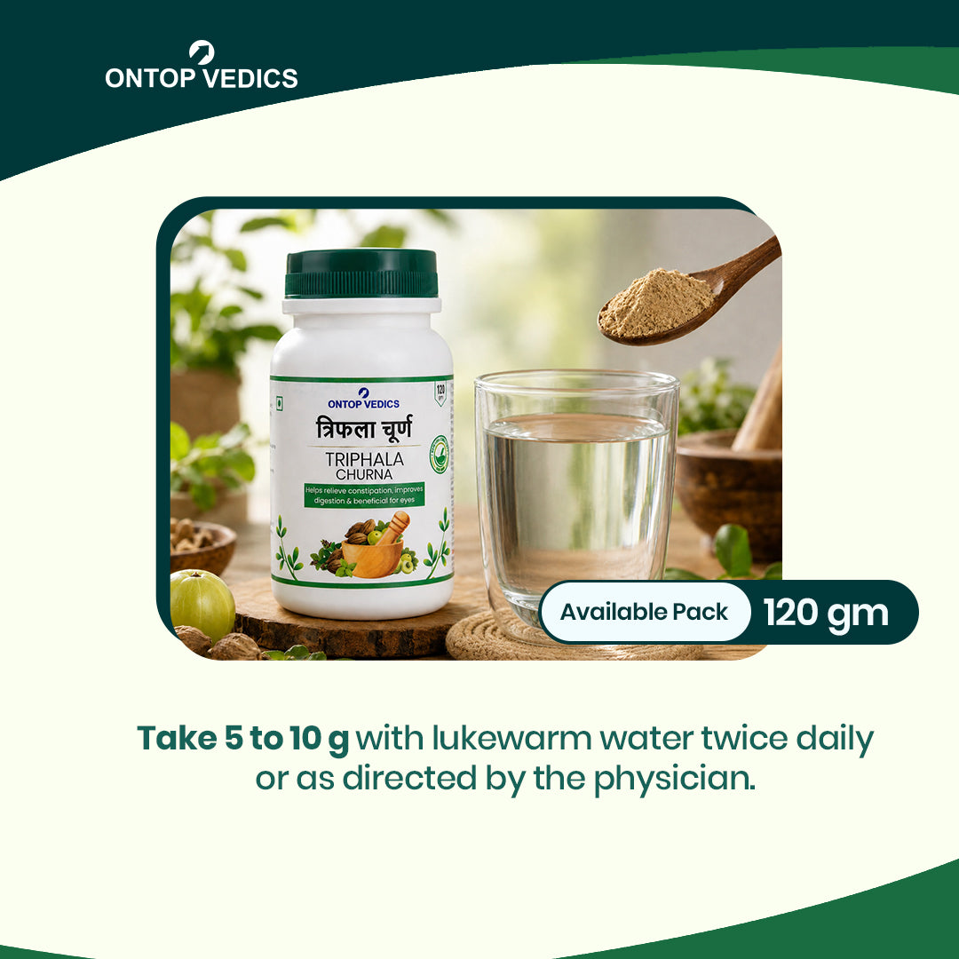 Triphala Churna | Ayurvedic Support for Healthy Digestion